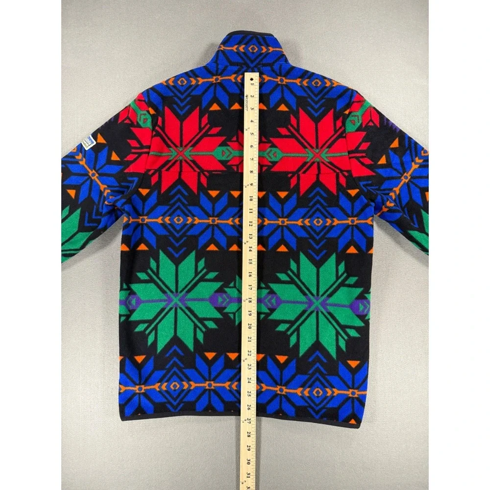 Size S - Polo Ralph Lauren Fleece Pullover multicolored geometric snowflakes